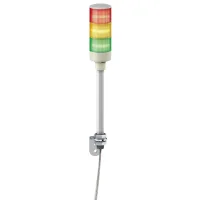Schneider Electric XVGB3S Easy Harmony Xvg, Monoblok Işıklı Kolon, Ø60, Kırmızı Turuncu Yeşil, Sabit Işıklı, Buzzer, Alüminyum Tüp Montajı Ve L Braket, Ip23, 24 V Ac/Dc - 1