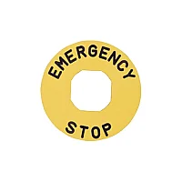 Emas BET90P (EMERGENCY STOP) Baskılı Etiket - 1