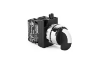 Emas CM101S30 Metal 2NO (II-0-I) 60° Seçici Kalıcı 22 mm Buton - 1