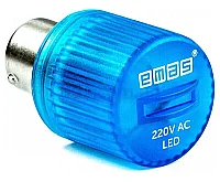 Emas IKML220M 220V AC Mavi Sürekli LED Kolon Lambası - 1
