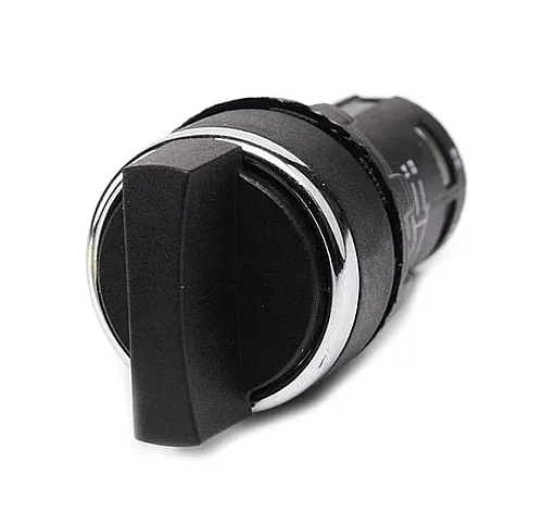 Emas MB101S32 Plastik 2NO (II-0-I) 60° Seçici Çift Dönüşlü 22 mm Buton - 1