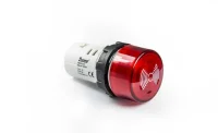 Emas MBZS220S Plastik LED'li 230V AC 22 mm Buzzer 