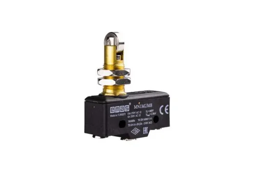 Emas MN1MUM8 Metal Makaralı Pimli 1CO MN1 Serisi Plastik Mini Switch - 1