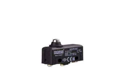 Emas MN2PUM7 Metal Kalın Pimli 1CO MN2 Serisi Plastik Mini Switch - 1