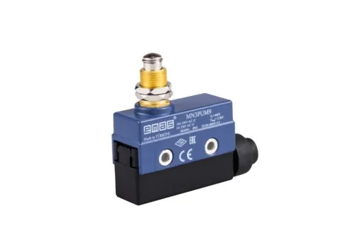 Emas MN3PUM9 Metal Kalın Pimli 1CO MN3 Serisi Metal Mini Switch - 1