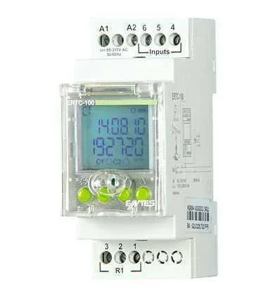 ENTES ERTC-100 Sayıcı / Pals Zaman Rölesi Çalışma Gerilimi 85-315V AC/DC Zaman 0.1-9999 sn/dk - 1