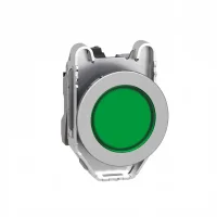 Schneider Electric XB4FVB3 Harmony XB4 Gömülü Metal Seri Ø30 LED'li 24 V AC/DC Yeşil - 1