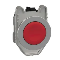 Schneider Electric XB4FA42 Harmony XB4 Gömülü Metal Seri Ø300 Yay Geri Dönüşlü İşaretsiz 1 NA Beyaz - 1
