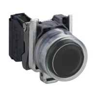 Schneider Electric XB4BP21 Harmony XB4 Plastik kılıflı Ø22 Yaylı Dönüş 1 NA Siyah - 1