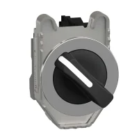 Schneider Electric XB4FD21 Harmony XB4 Selektör Anahtar Gömülü Metal Seri Ø30 2 Pozisyonlu Siyah Mandal Buton 1 NA - 1