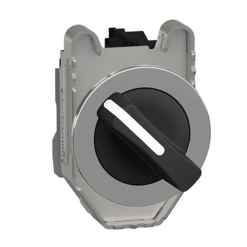 Schneider Electric XB4FD21 Harmony XB4 Selektör Anahtar Gömülü Metal Seri Ø30 2 Pozisyonlu Siyah Mandal Buton 1 NA - 1