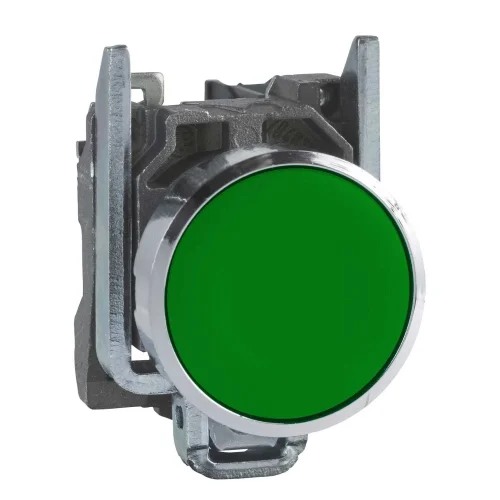 Schneider Electric XB4BA31 Harmony XB4 Sıva Altı Eksiksiz Buton Ø22 Yaylı Dönüş 1NA İşaretsiz Yeşil - 1