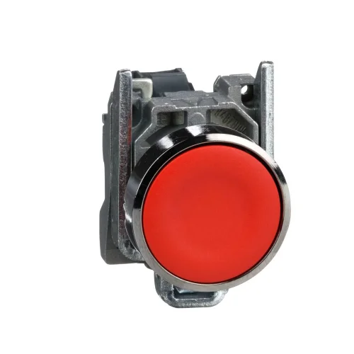 Schneider Electric XB4BA42 Harmony XB4 Sıva Altı Eksiksiz Buton Ø22 Yaylı Dönüş 1NK İşaretsiz Kırmızı - 1