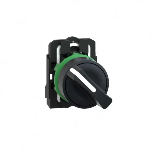 Schneider Electric XB5AD21 Harmony XB5 Mandal Buton Ø22 2 Konumlu Sabit 1 NA Siyah - 1