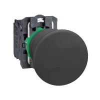 Schneider Electric XB5AC21 Harmony XB5 Mantar Buton Ø40 Yaylı Dönüş 1NA İşaretsiz Siyah - 1