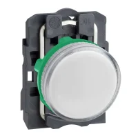 Schneider Electric XB5AV61 Harmony XB5 Sinyal Lambası Ø22 250V Beyaz - 1