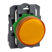 Schneider Electric XB5AV65 Harmony XB5 Sinyal Lambası Ø22 250V Turuncu - 1