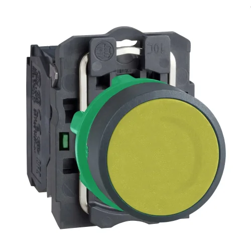 Schneider Electric XB5AA51 Harmony XB5 Sıva Altı Eksiksiz Buton Ø22 Yaylı Dönüş 1NA İşaretsiz Sarı - 1