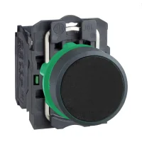 Schneider Electric XB5AA21 Harmony XB5 Sıva Altı Eksiksiz Buton Ø22 Yaylı Dönüş 1NA İşaretsiz Siyah - 1
