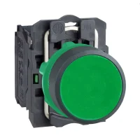 Schneider Electric XB5AA31 Harmony XB5 Sıva Altı Eksiksiz Buton Ø22 Yaylı Dönüş 1NA İşaretsiz Yeşil - 1