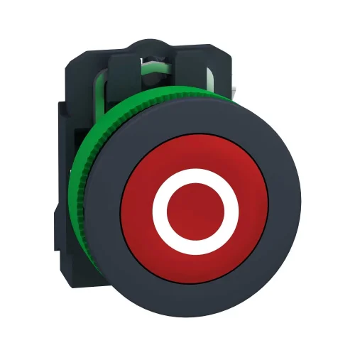 Schneider Electric XB5FA4322 Harmony XB5 Sıva Altı Yaylı Buton Ø30 Kırmızı üzerine beyaz 