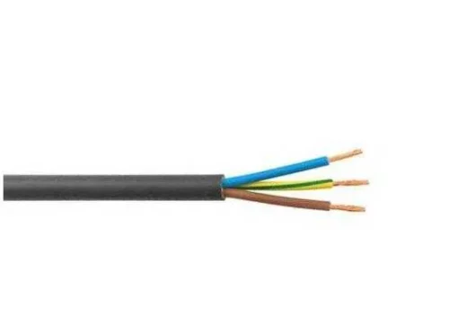 Hes H07VV-F 3X6 mm² Siyah Renk TTR Kablo - 1