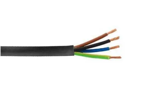 Hes H07VV-F 4X10 mm² Siyah Renk TTR Kablo - 1