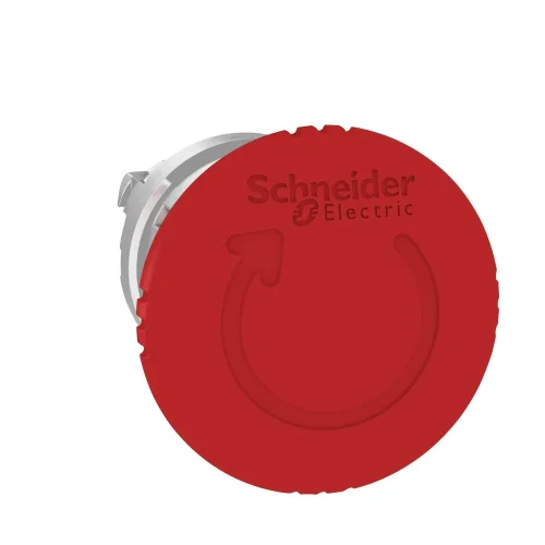 Schneider Electric ZB4BS844 Kırmızı Ø40 Acil Kapatma Bas Düğ Başlığı Ø22 - 1