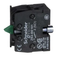 Schneider Electric ZB2BE101 Kontak Bloğu Zb2 Yaylı Dönüş 1 Na Yavaş Kesen Ön Montaj - 1