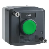 Schneider Electric XALD101H29 Koyu Gri İstasyon 1 Yeşil Sıva Altı Buton Ø22 Yaylı Dönüş 1Na 