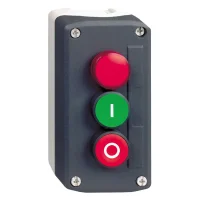 Schneider Electric XALD363M Koyu Gri İstasyon Yeşil Sıva Altı/Krmz Sıva Altı Bas Düğ Ø22 Ve Krmz Pilot Işğ - 1