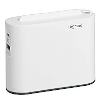 Legrand 049401 Çoklu Fiş Priz 12A 2x2P+A USB-A ve USB-C 3A 15W Beyaz/Koyu Gri - 1