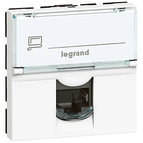 Legrand 076576 RJ45 Cat6A STP 2 Modül Beyaz - 1