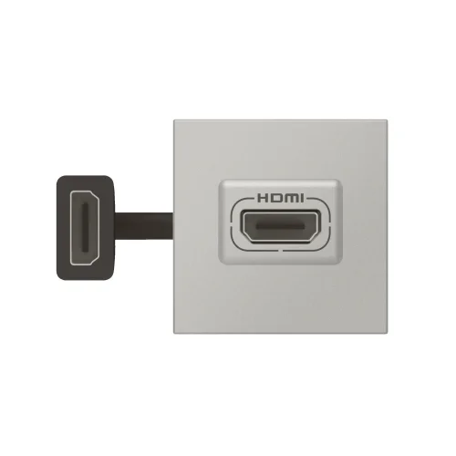 Legrand 079279L Önceden Sonlan. Hdmı Priz Hdmı 2.0 2M Alüminyum - 1