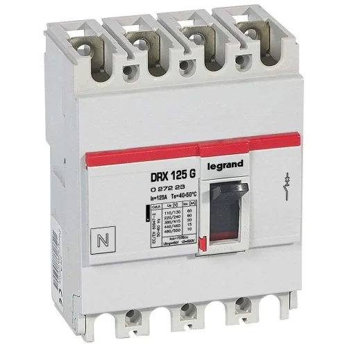 Legrand 27223 DRX125 Sabit 4P 125A 20kA Kompakt Şalter - 1