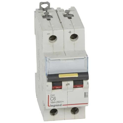 Legrand 409565 DX3 DC Sigorta 2P C6 16KA Otomatik Sigorta - 1