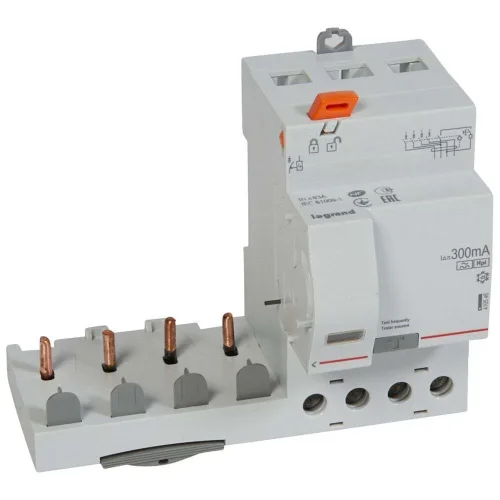 Legrand 410546 Dx³ Yana Montaj Kaçak Akım Koruma 4P F 63A 300Ma (1 Modül/Kutup İçin) - 1