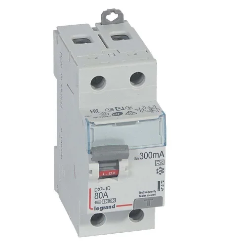 Legrand 411572 DX³ KAK 2P A 80A 300mA Kaçak Akım Rölesi - 1