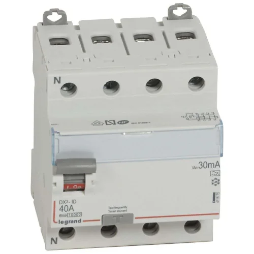 Legrand 411675 DX³ KAK 4P A 40A 30mA Kaçak Akım Rölesi - 1