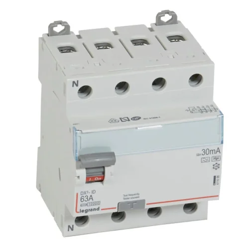 Legrand 411696 DX³ KAK 4P F 63A 30mA Kaçak Akım Rölesi - 1