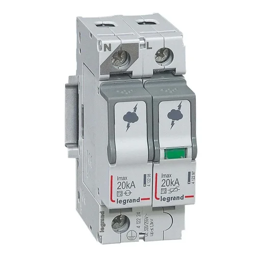 Legrand 412224 Sayaç Sonrası İçin Parafudr Tip 2 C Tipi Imax 20Ka Up:1.2Kv 1Kutup + N - 1