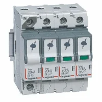 Legrand 412225 Sayaç Sonrası İçin Parafudr Tip 2 C Tipi Imax 20Ka Up:1.2Kv 3Kutup + N - 1