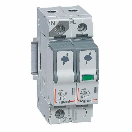 Legrand 412244 Sayaç Sonrası İçin Parafudr Tip 2 C Tipi Imax 40Ka Up:1.7Kv 1Kutup + N - 1