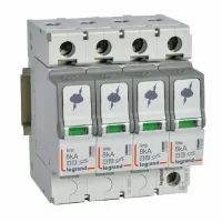 Legrand 412253 Ana Dağıtım Panosu İçin Parafudr Tip1 - Tip 2 Veya B + C Tipi 4 Kutup Up:1.3Kv - 1