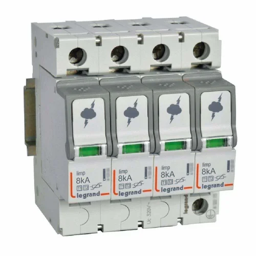 Legrand 412253 Ana Dağıtım Panosu İçin Parafudr Tip1 - Tip 2 Veya B + C Tipi 4 Kutup Up:1.3Kv - 1