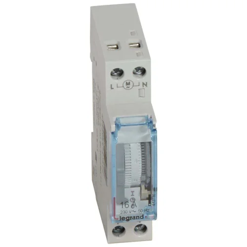 Legrand 412780 Dikey Analog Kadranlı Günlük Zaman Saati Rezervsiz 16A 250V - 1