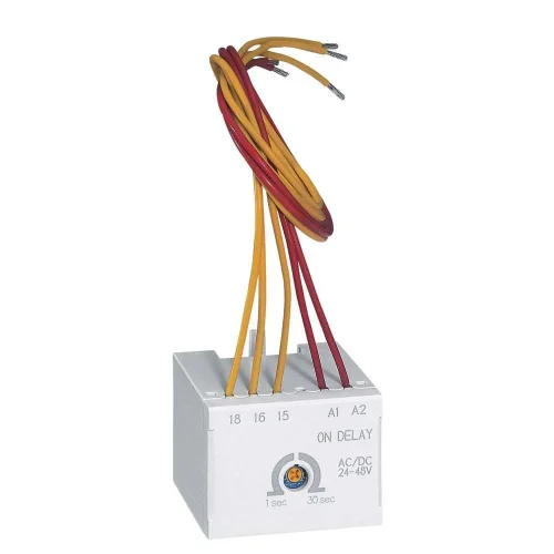 Legrand 416870 Ctx³ 3Kutup Kontaktörlere Eklenebilir Kapamada Gecikme Bloğu 24-48V Ac/Dc - 1