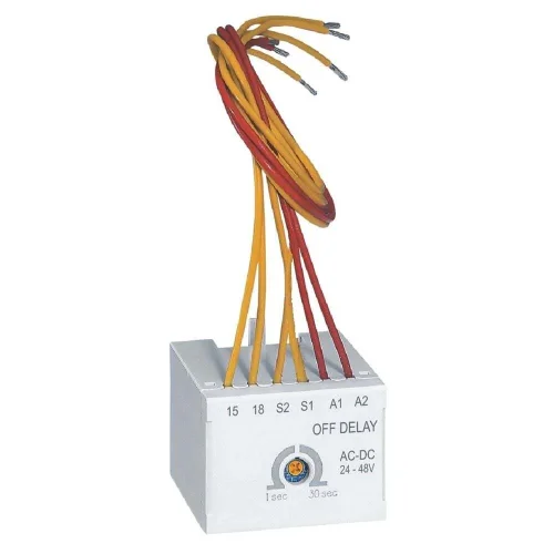 Legrand 416872 Ctx³ 3Kutup Kontaktörlere Eklenebilir Açmada Gecikme Bloğu 24-48V Ac/Dc - 1
