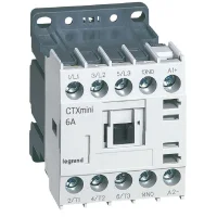 Legrand 417001 Ctx³ 3P Mini Kontaktör 6A 1Na Yardımcı Kontaklı 24V Dc - 1