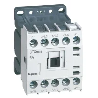 Legrand 417011 Ctx³ 3P Mini Kontaktör 6A 1Nk Yardımcı Kontaklı 24V Dc - 1